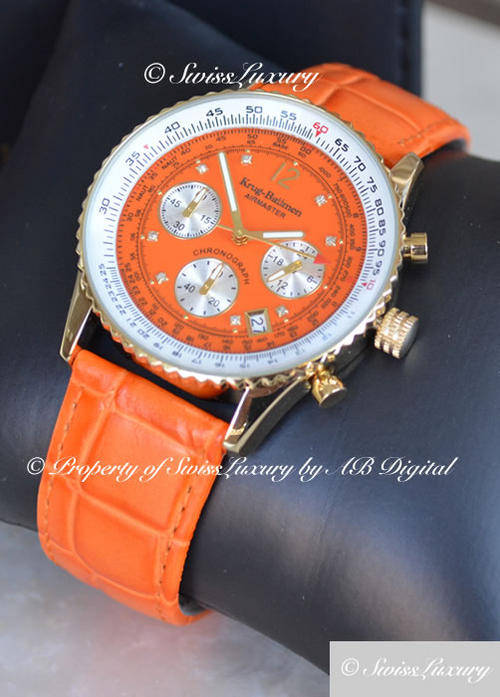 DIAMOND ***WOMEN'S*** KRUG BAUMEN 8 DIAMONDS WATCH BEAUTIFUL, ELEGANT