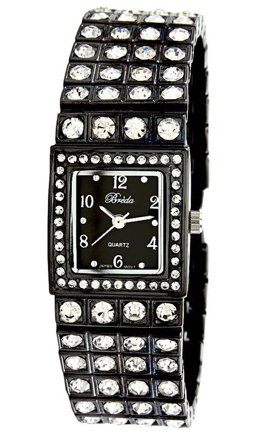 - BREDA America Timepieces - Elise Gunmetal Ladies Watch BRAND NEW, BOXED, HOT!!