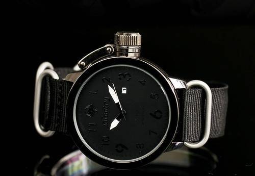 INFANTRY MILITARY CO. Navy Seals Nylon Watch BOXED, FULLY LOADED!