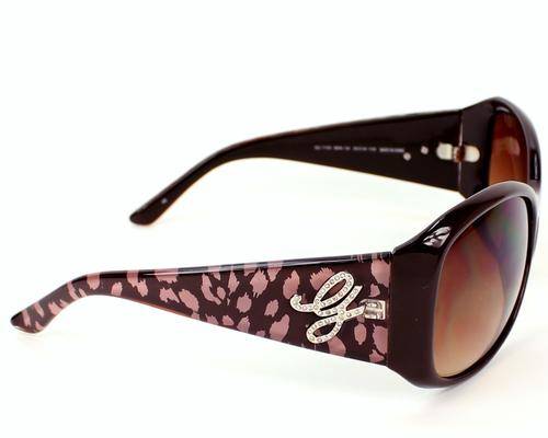 Genuine, New!! GUESS Wild Leopard Print Diamante Sunglasses + LEOPARD CASE!!