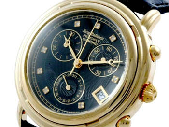 **R11,899.99** KRUG BAUMEN DIAMOND & BLACK PEARL LADIES WATCH