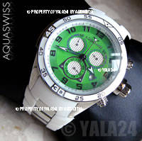 R21,000.00 >> AQUASWISS MEN'S **SNOW CHRONO** SWISS WATCH genuine Aquaswiss guaranteed
