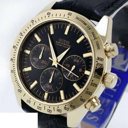 R3,500.00 >> Rare GUESS Gold Chronograph Watch Brand New in Box!! R1 CRAZY AUCTION