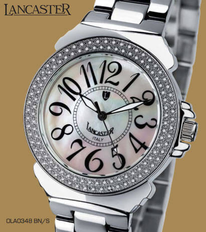 R16,400.00 >> LANCASTER Ladies w/ 112 DIAMONDS .57ct w/ CERTIFICATES Swiss Watch