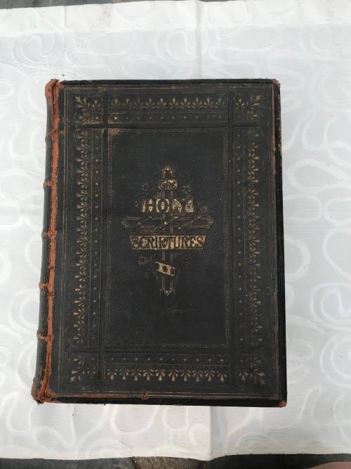 Family Bible 1871 antiquarian