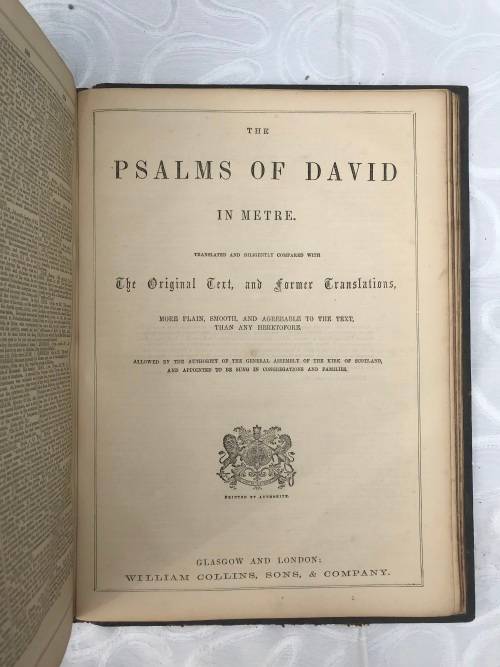Family Bible 1871 antiquarian