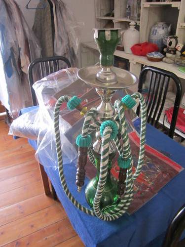 ESTATE SALE LOT 184 3 PIPE HOOKAH