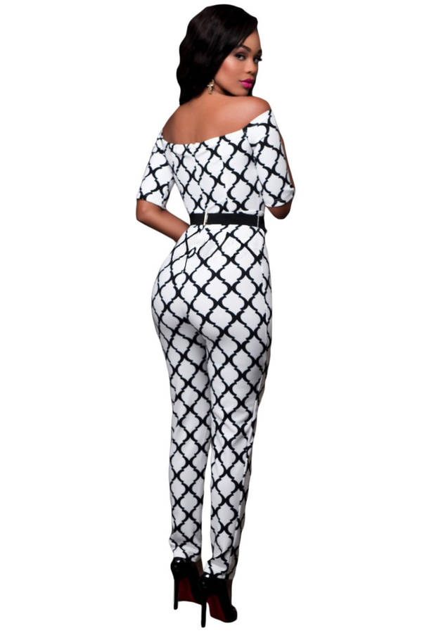 Off Shoulder Jumpsuit