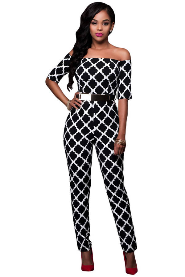 Off Shoulder Jumpsuit