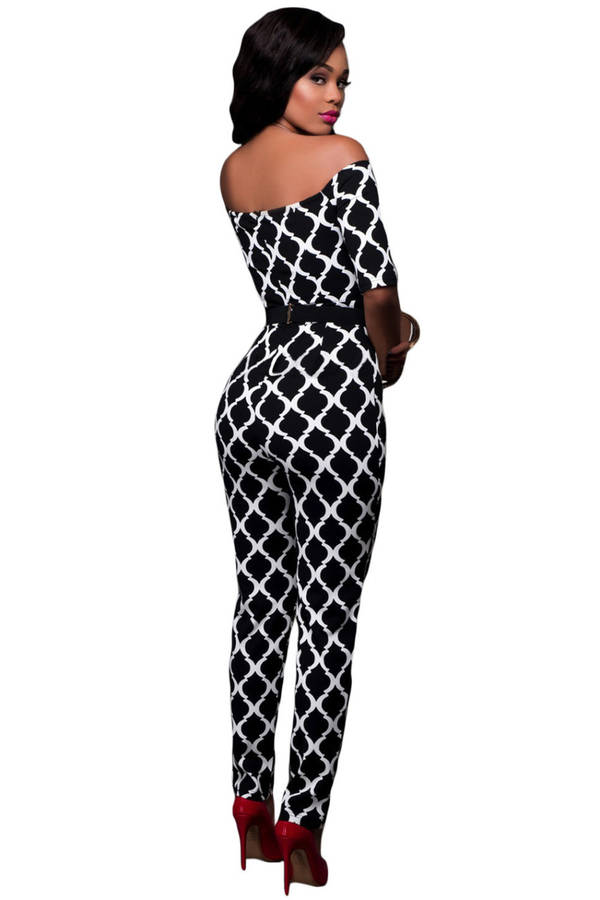 Off Shoulder Jumpsuit