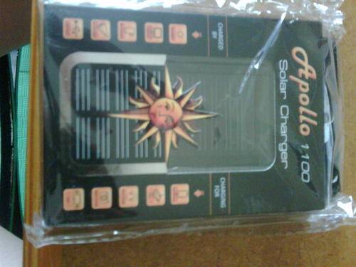 SOLAR CHARGER_Apollo 1100 solar + universal charger *free shipping*
