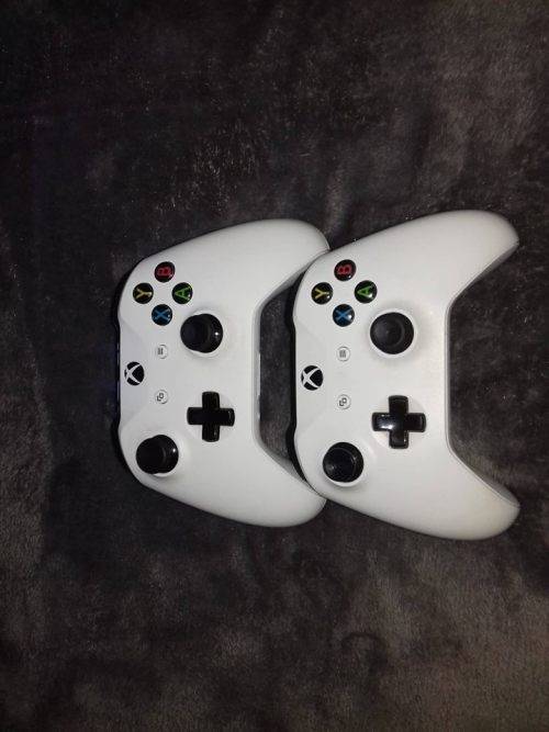 Xbox One S with 2 Controllers and 10 Games