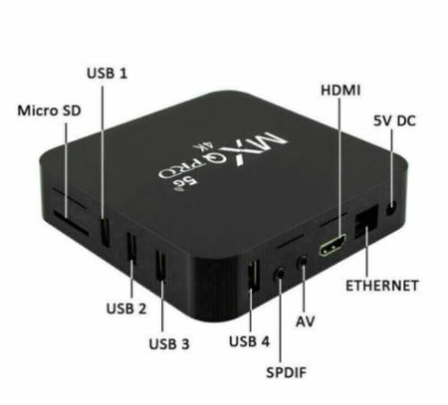 **New 2020** 4K Multimedia PC, TV Box. 5G Wifi. 2GB+16GB. Android 10, Netflix, Kodi, Family Cinema.