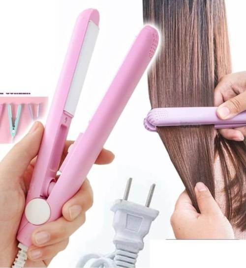 Hot Iron Mini Hair Straightener. Available in Pink, White or Black.