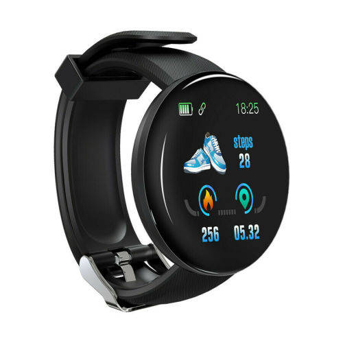 New Health & Fitness Smart Watch Bracelet. Heart Rate, Blood Pressure Monitor. Black color.