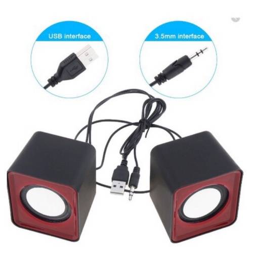 Multimedia Speaker System. For Pc, Laptop, Phone, Tv Box ect. Assorted colors available.