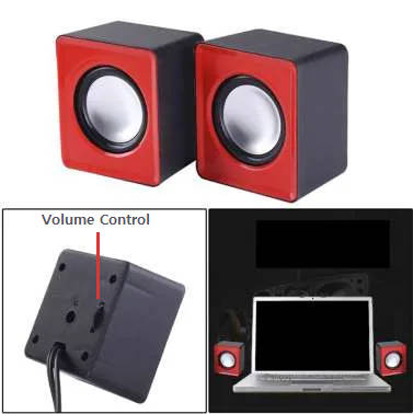 Multimedia Speaker System. For Pc, Laptop, Phone, Tv Box ect. Assorted colors available.