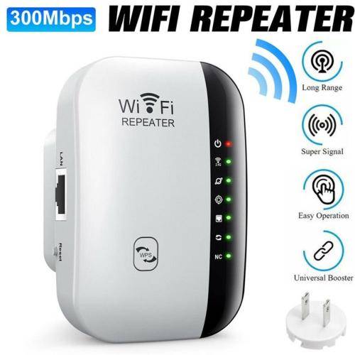 300Mbps Wireless Wifi Repeater, Range Extender & Signal Booster