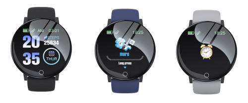 New 2022* Smart Watch. Heart Rate Monitor.  Blood Pressure. Fitness Bracelet. Black, Blue, Grey