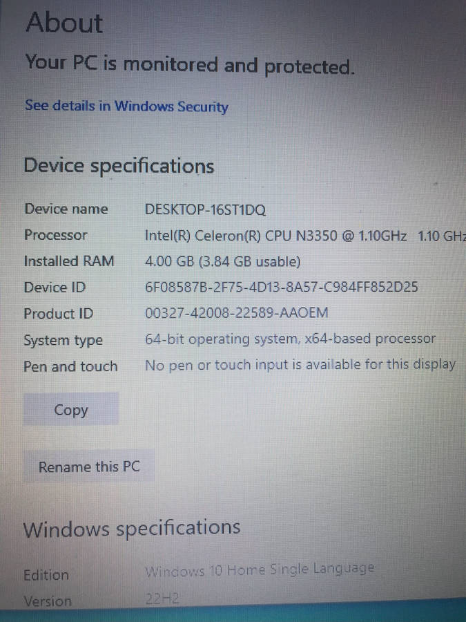 Acer Aspire A114-31  Celeron - Intel Celeron N3350, 14` HD, DDR3 4GB RAM, 32GB eMMC, Windows 10 Home