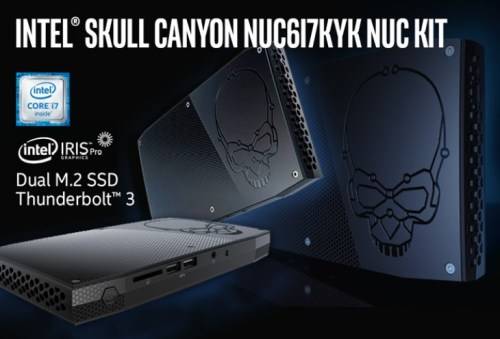 i7 Intel Nuc Skull Canyon @ 2.60Ghz, 8gb Ram, 256gb NVME, USB3.0+Thunderbolt, HDMI, Windows 10