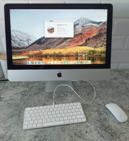 Apple iMac 21.5-inch (Late 2012),i5 @ 2.70Ghz, 8gb Ram, 1tb Hard Drive, Magic Mouse & Keyboard