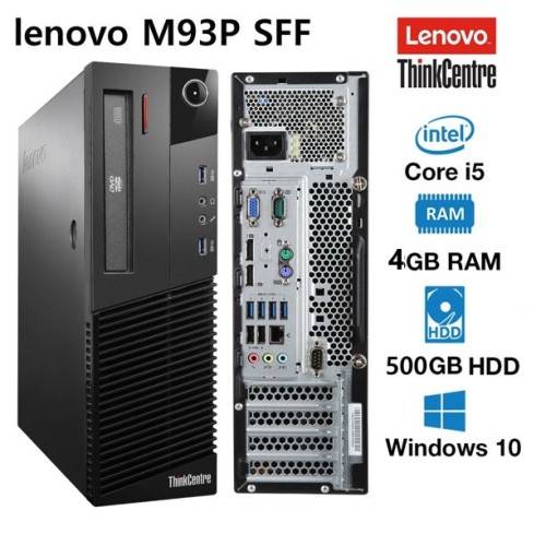 i5 Lenovo Thinkcenter @ 2.90Ghz, 4gb Ram, 500gb HHD, USB.3.0, 1gb Nvidia GT620, Windows10