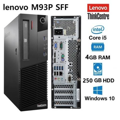 i5 Lenovo Thinkcenter @ 2.90Ghz, 4gb Ram, 250gb HHD, USB.3.0, DVD, Windows10