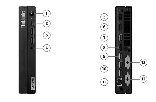 12th GEN Lenovo ThinkCenter i5 @ 2.00Ghz, 16gb Ram, 512gb M.2 nVME, USB type-C, HDMI, Windows10