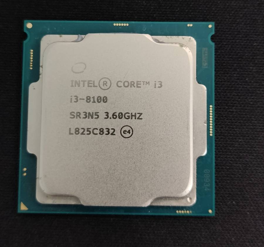 Intel® Core i3-8100 Processor @ 3.60Ghz