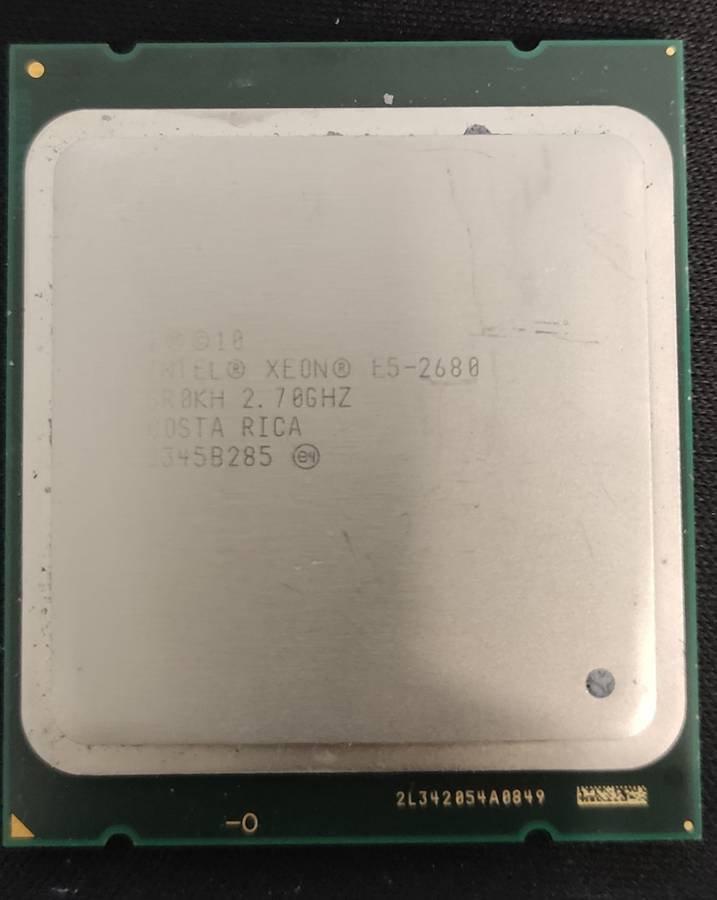Intel Xeon E5-2680  2.70Ghz-3.50Ghz