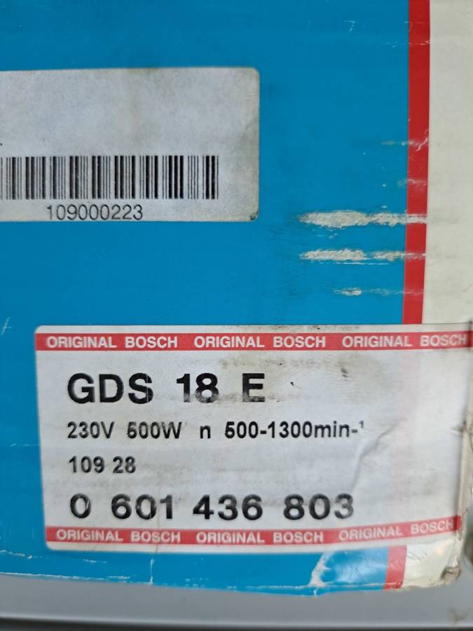 Impact wrench 1/2 inch drive Bosch GDS 18 E