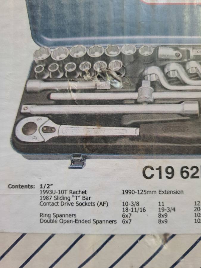 Socket/ spanner set Gedore C19 62MU-10T
