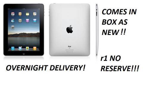 R1 no reserve**Apple iPad 16GB Wi-Fi Latest iOS 4.2.1 Multi-Tasking**BOXED