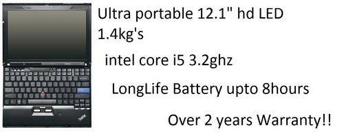 Lenovo X201 **Core i5 3.2ghz**4gb ram,BUILT IN 3G HSDPA, value R18000