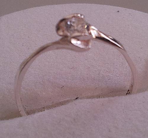 CZ STERLING SILVER RING ** @ CRAZY R1 START! **