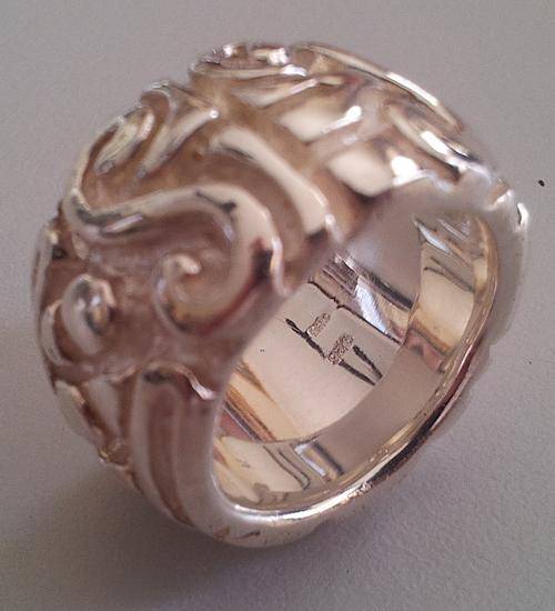 AWESOME BOLD STERLING SILVER RING