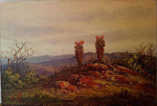 LOUISE REPSOLD ***beautiful OIL - ALOES *** @ CRAZY R1 START! ***