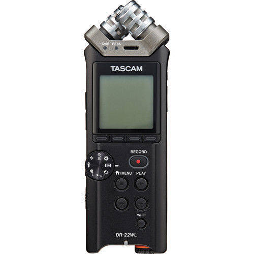 Tascam DR-22WL 2 Channels Portable Handheld Audio Voice Recorder w/Wi-Fi