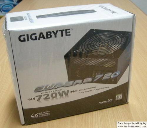 Gigabyte Superb e720 watt power supply unit with 80plus efficiency, RHOS compliant
