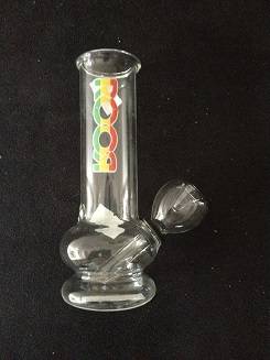 MINI GLASS BONG !!!ROOR print on it 15CM HIGH!!!
