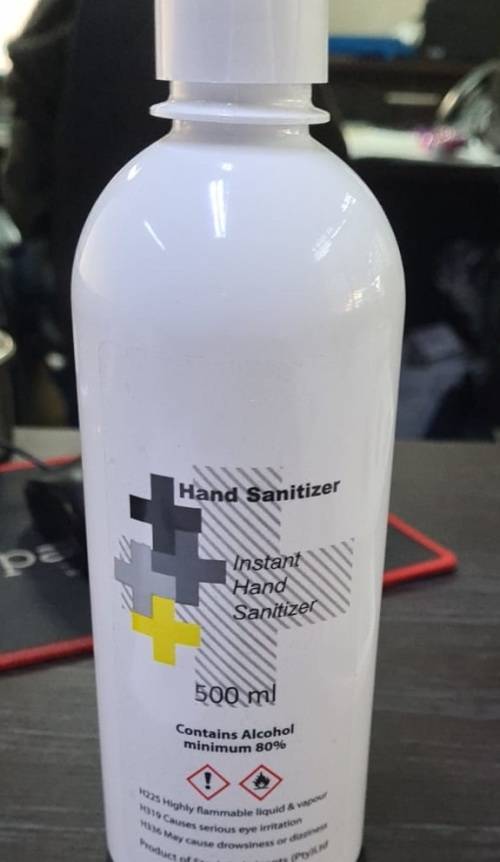 Hand Sanitizer 80% 20x 500ml bottles ISO 9001 | SABS | in accordance to covid19 | WHO | FDA | CE
