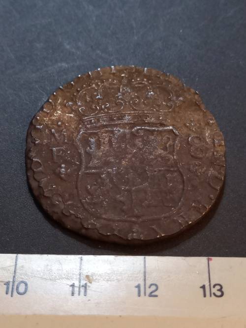 1700`s Shipwreck coin. Mexico Spanish Colony. 8 Reales