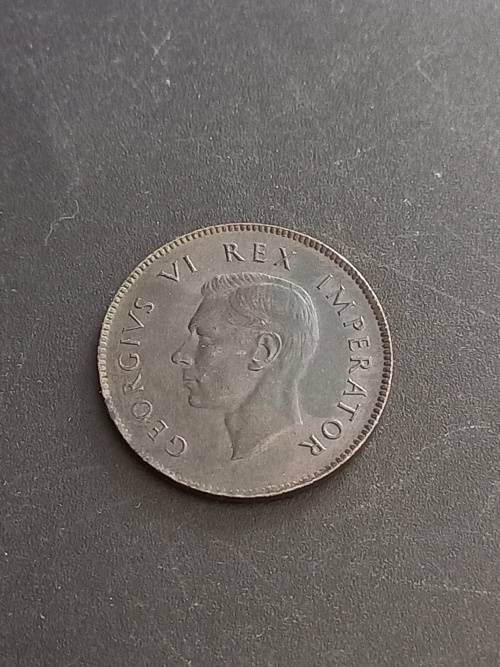 1942 SA Union Quarter penny AU