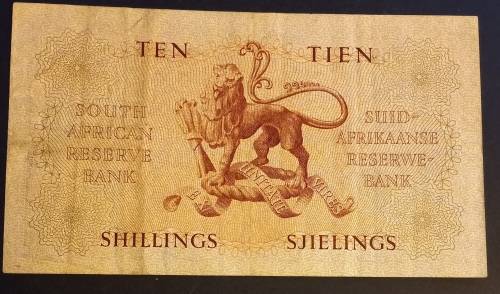 1957 SA Union 10 Shillings