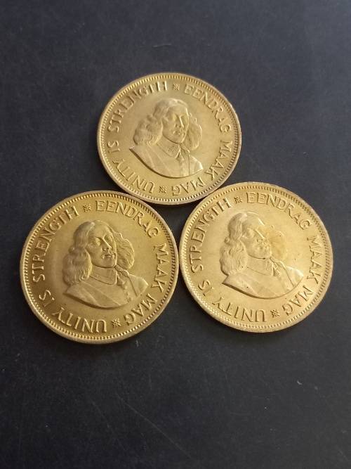 1962 RSA Unc 1c x 3. Bid per coin to take all 3