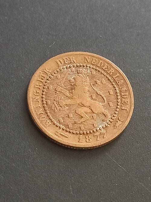 1877 Netherlands one cent