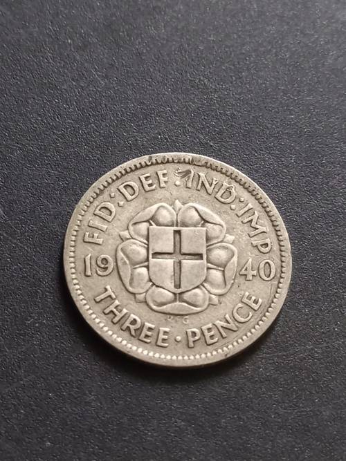 1940 GB Silver threepence
