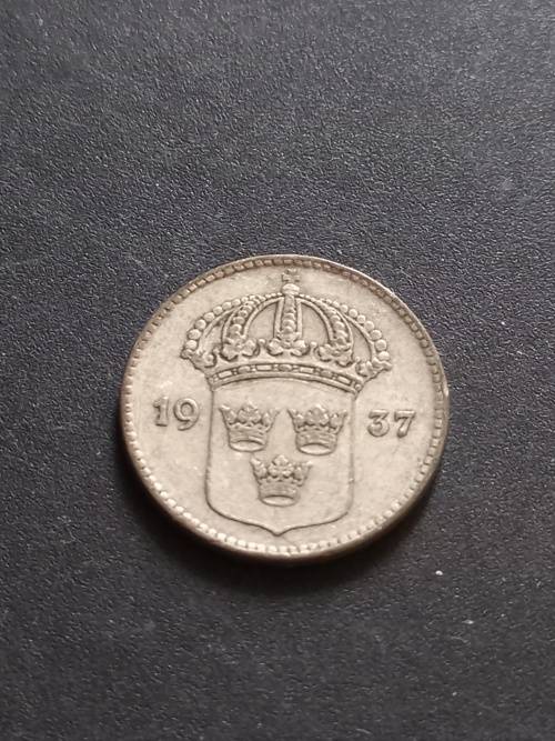 1937 Silver 10 Ore Sweden