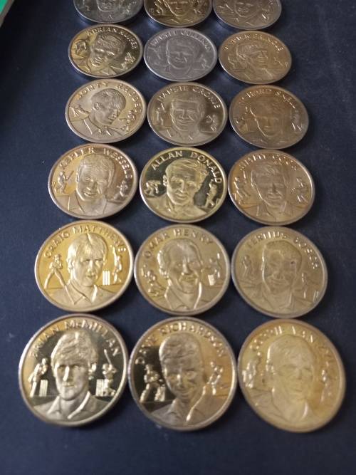`92 SA Cricket official complete token set with Album. **Scarce** to find a complete set